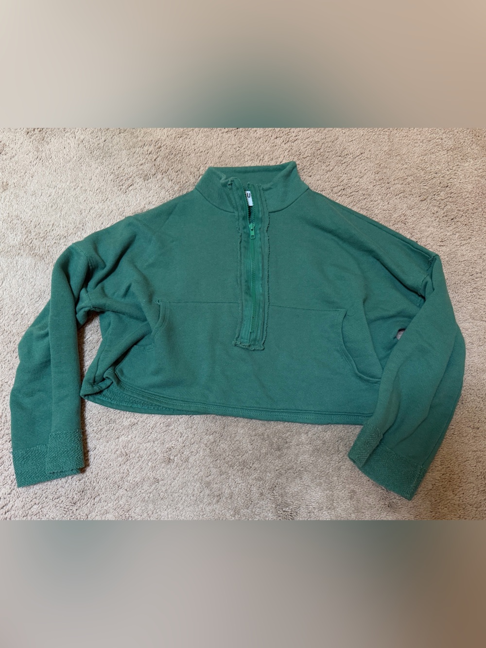 BUCKETLIST Green Quarter-Zip Fleece Pullover